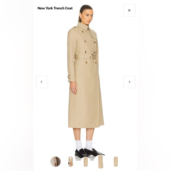 SANS FAFF New York Trench Coat in Camel - Picture 6 of 17